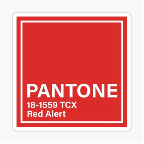 Pantone Smart 18 1664 Tcx Color Swatch Card Fiery Red
