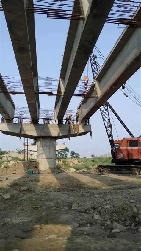 Worlds Longest Bridge Over River In Bihar New Ganga Bridge Kachi