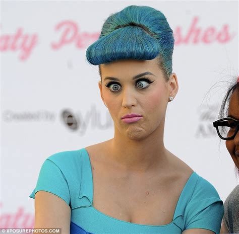 Katy Perry Ditches Blue Hair For Wild Ginger Ringlets For Hilarious
