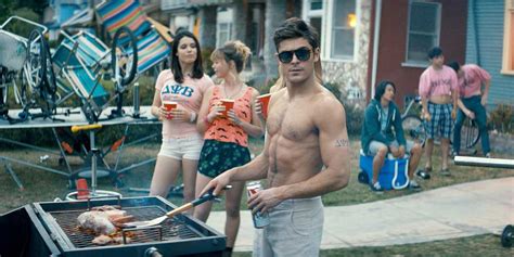 Zac Efron Gets Shirtless And Lightly Hairy For Neighbors Big Gay Picture Show