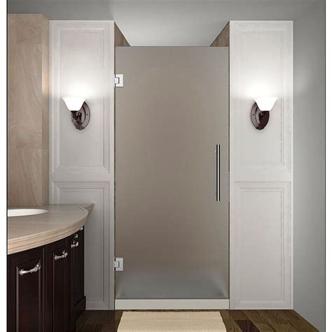 If the enclosure area is new, do not take. Aston Cascadia 36 in. x 72 in. Completely Frameless Hinged ...
