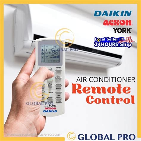 Daikin York Acson Remote Aircond A C Remote Control Large Lcd Display