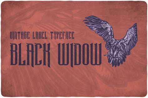 Black Widow Typeface By Vozzy Vintage Fonts And Graphics Thehungryjpeg