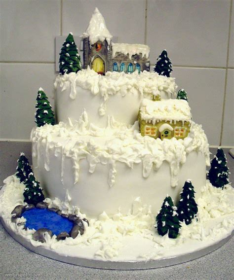 See more ideas about christmas cake, cake, xmas cake. 25 Beautiful Christmas Cake Decoration Ideas and design ...
