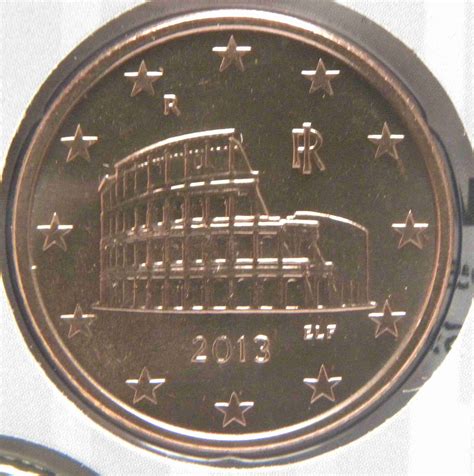 Italy Euro Coins Unc 2013 Value Mintage And Images At Euro Coinstv