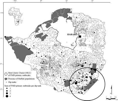 Spatial And Seasonal Patterns Of Fmd Primary Outbreaks In Cattle In