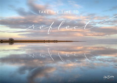 Take The Time To Reflect Motivational Print Feel Good Wall Decor