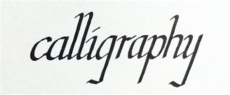 English Assignment Word In Calligraphy Use Them Sparingly So You Don
