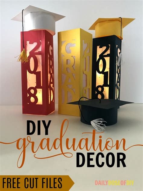 Diy Graduation Decor Centerpieces Daily Dose Of Diy