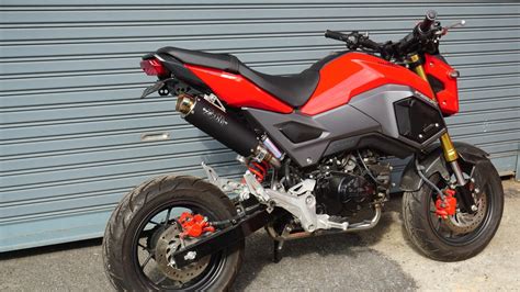 Первые модификации мотоцикла, выпущенные с 2004 по 2006 гг. ZoOM Exhaust Honda Grom 125 MSX 125 SF 2017-2020 Full ...