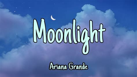 verse 1 the sun is setting and you're right here by my side and the movie's playing but we won't be watching tonight every look, every touch makes me wanna give you my heart i be crushin' on you, baby stay right where you. Ariana Grande "Moonlight" (lyrics) - YouTube