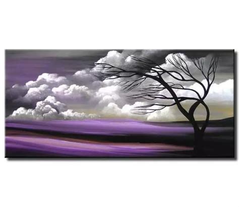 Painting For Sale Purple Landscape Painting 2740