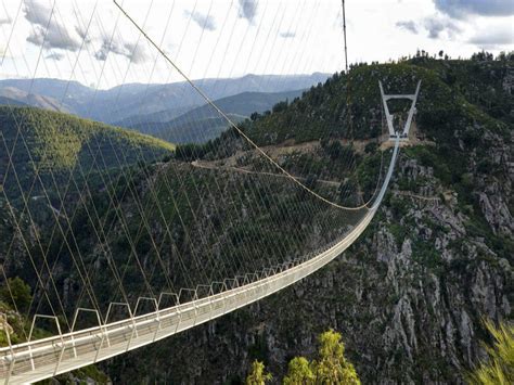 Worlds Longest Pedestrian Suspension Bridge Opens In Portugal
