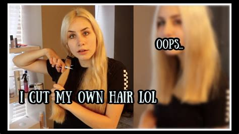 I CHOPPED OFF MY HAIR Gone Wrong YouTube