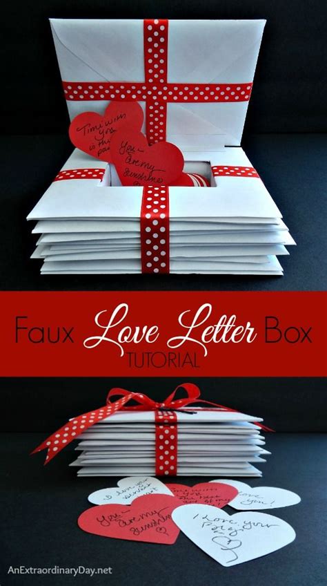 Sumit_baba on march 01, 2009: How to Make a Faux Love Letters Box | Valentine crafts ...