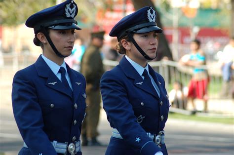 Chilean Air Force Members Image Females In Uniform Lovers Group