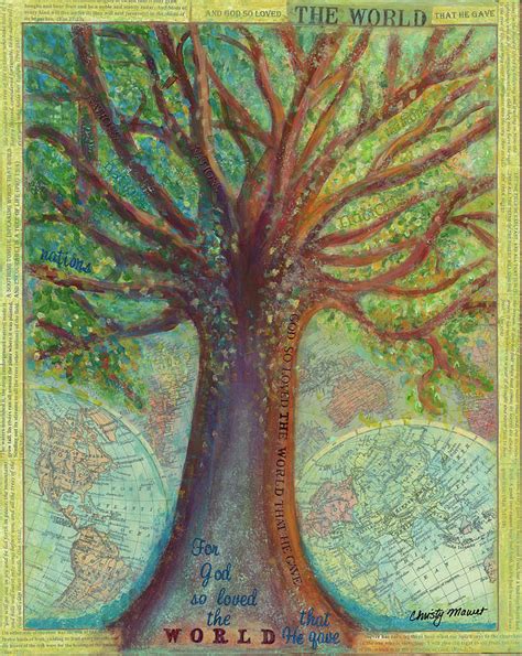 Tree Of Life Painting By Christy Mawet Fine Art America