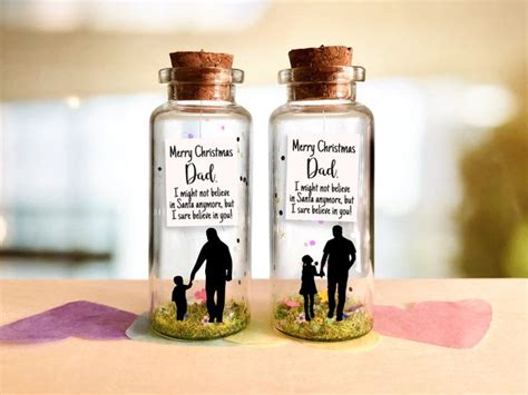 Looking for a creative birthday gift for your dad this year? Christmas Gift for Dad Father from Daughter Merry ...