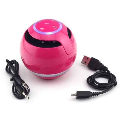 Mini Round Hifi Speaker Wireless Bluetooth Speakers With