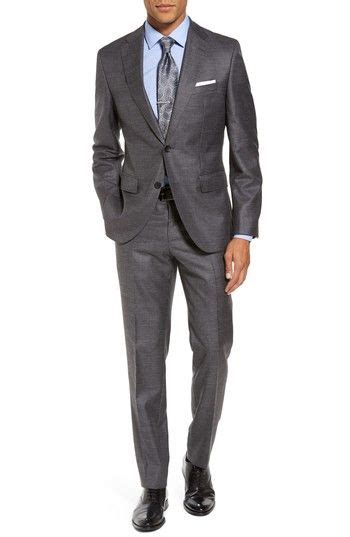 Hugo Boss Johnstons Lenon Classic Fit Solid Wool Blend Suit In Open Grey Modesens