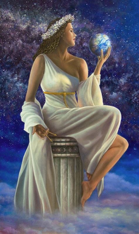 Urania Greek Goddess Art Gaia Goddess Goddess Art