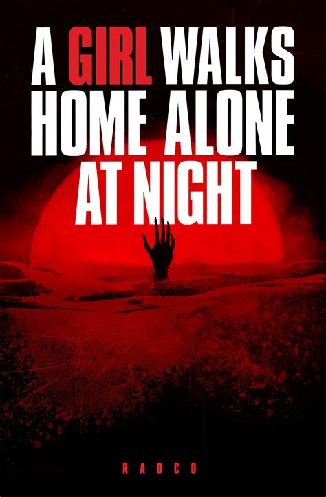 a girl walks home alone at night poster 4 goldposter