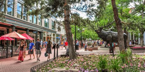 Pearl Street Mall Boulder Co Downtown Boulder Mall