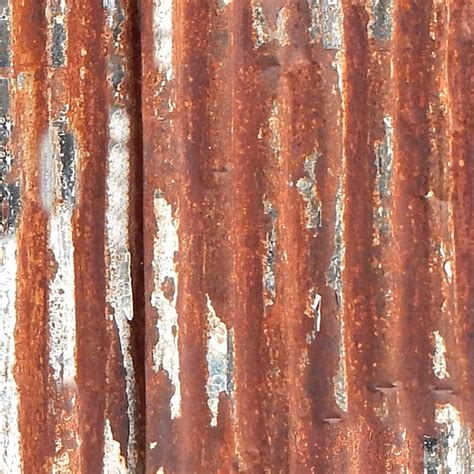 Iron Corrugated Dirt Rusty Metal Texture Seamless 09985