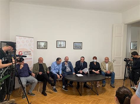 The Representatives Of The Georgian Civil Society Held A Press