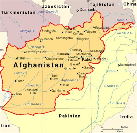 It allow change of map scale; Afghanistan Map Coloring Page
