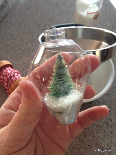 Diy Mini Snow Globe Ornament