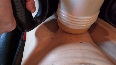First Cumshot Of 2023 With Loud Moaning Using My Fleshlight Launch