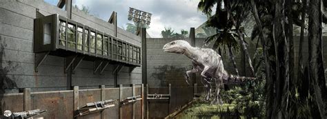 Jurassic World Concept Art Indominus Rex Paddock 2 By Indominusrex On Deviantart