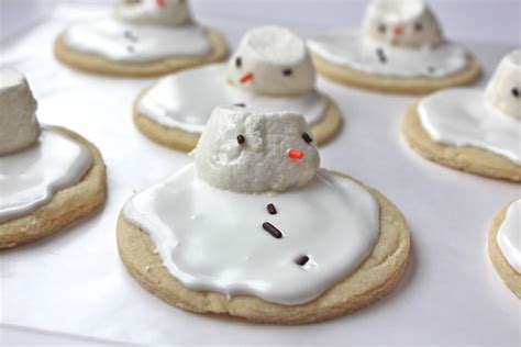 Christmas Traditions Melted Snowman Sugar Cookies And Sugar Cookie