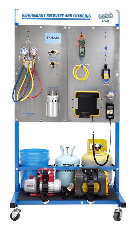 R 134a Refrigerant Recovery And Charging Training System Hvac Skills