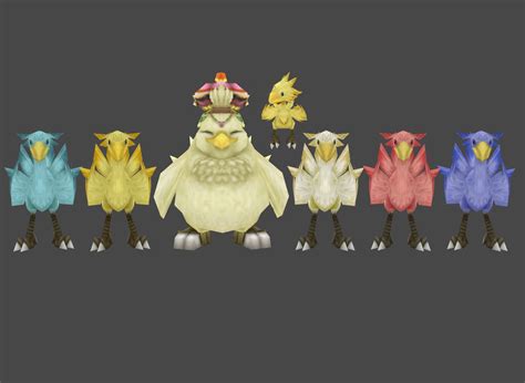 Ff9 Chocobo Pack By Lopieloo On Deviantart