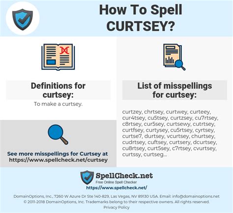 How To Spell Curtsey And How To Misspell It Too