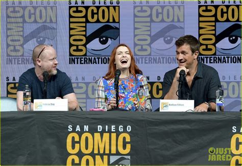 Nathan Fillion Reunites With Dr Horrible Cast At Comic Con Photo Joss Whedon