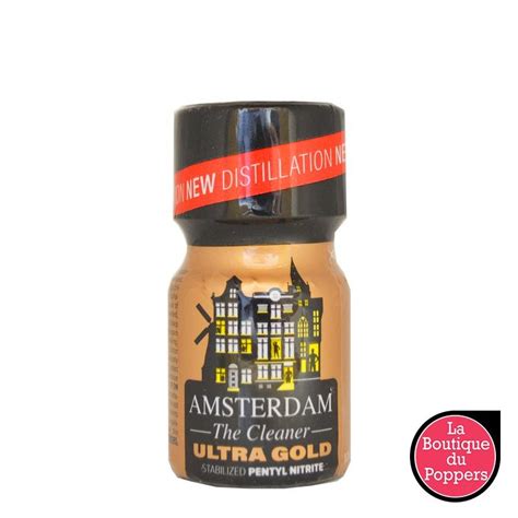 Poppers Amsterdam Ultra Gold 10ml Pentyl Pas Cher Sur La Boutique D