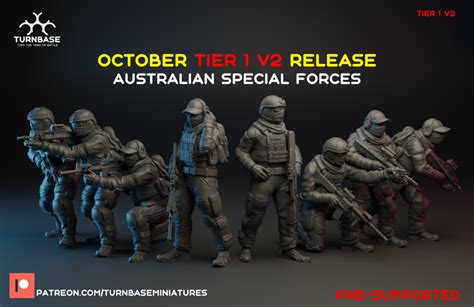 Turnbase Miniatures Wargames Australian Special Forces