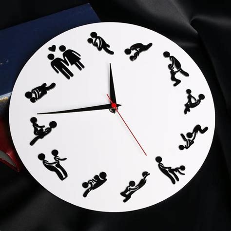 Free Shipping 1piece Sex Position Clock 24hours Sex Clock Novelty