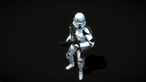 Clone Trooper Phase 2 Airborne Sharpshooter 3d Model By Thomas125