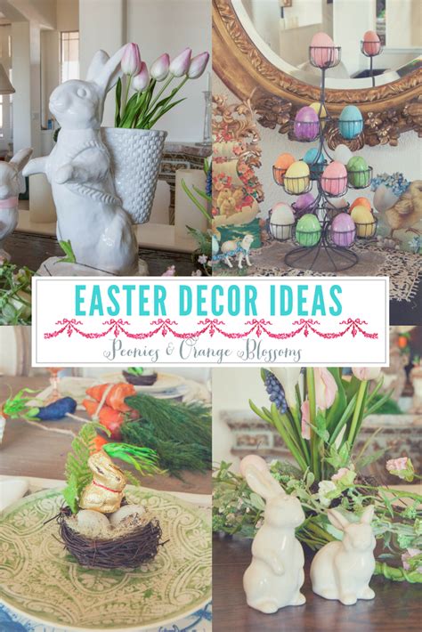 Create a simple, yet meaningful, easter egg decoration with this idea that uses reflective words for the holiday. Easter Decorating Ideas - An Easter Home Tour - Petite Haus