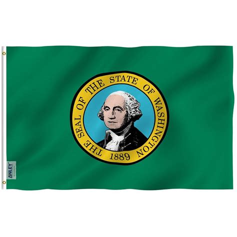 Fly Breeze Washington State Flag 3x5 Foot Anley Flags