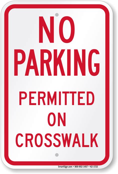 No Parking On Sidewalk Coneboss Sign