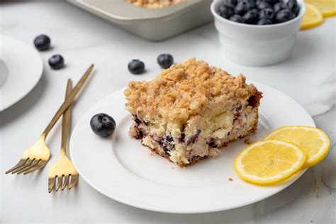 Blueberry Buckle With Lemon Syrup Recipe Chef Dennis