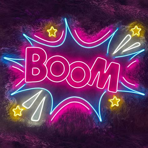 Boom Neon Wall Art Australias 1 Custom Led Neon Light Signs Mr