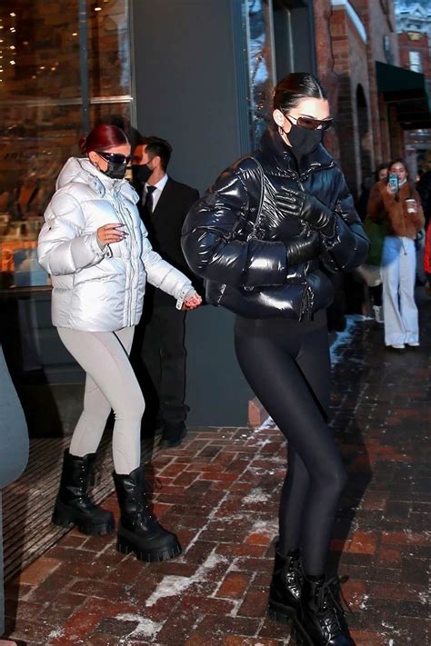 Kendall Jenner And Kylie Jenner Put On A Stylish Display As They Leave