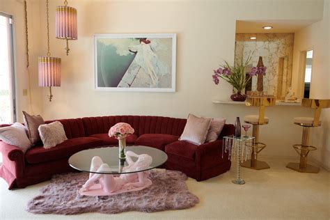 Pink Palace Hollywood Regency Midcentury Home For Photo Shoots And