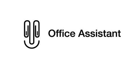 Office Assistant In 2021 Office Assistant Black And White Logos